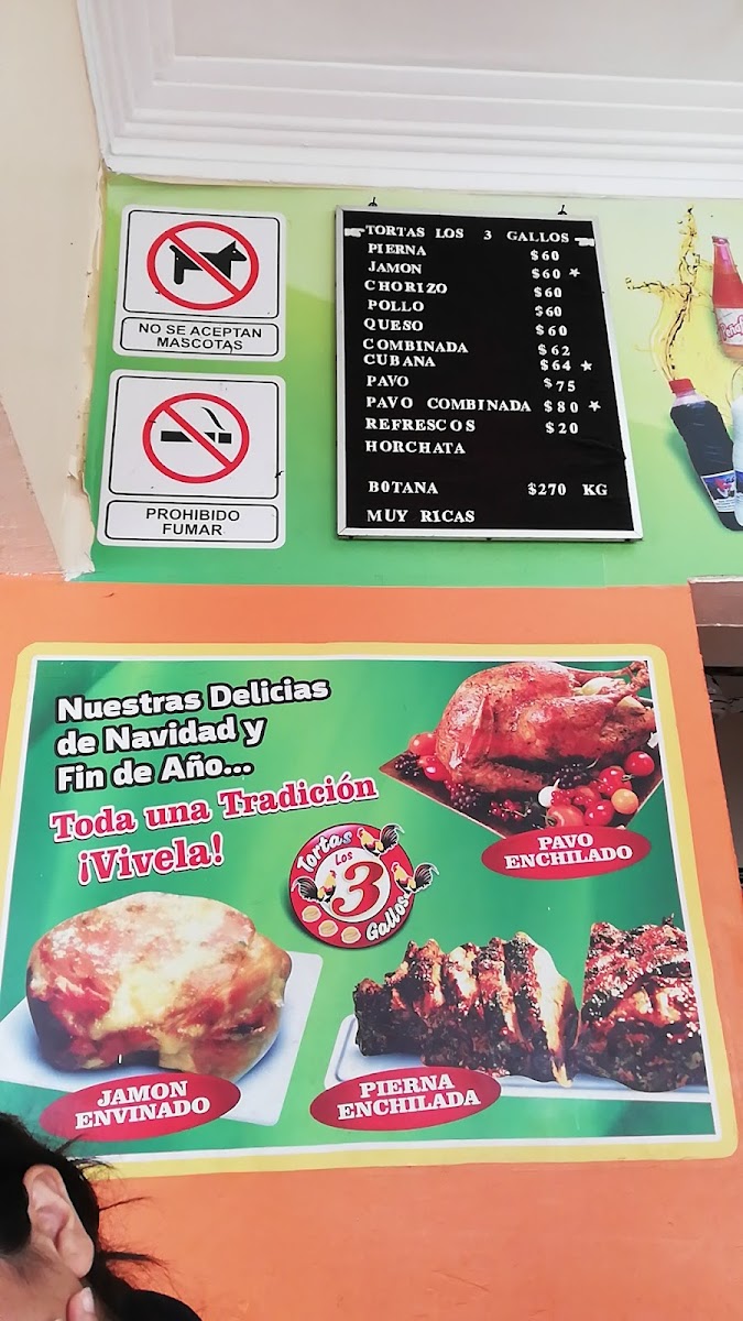 Tortas Los 3 gallos Menu - Image 3