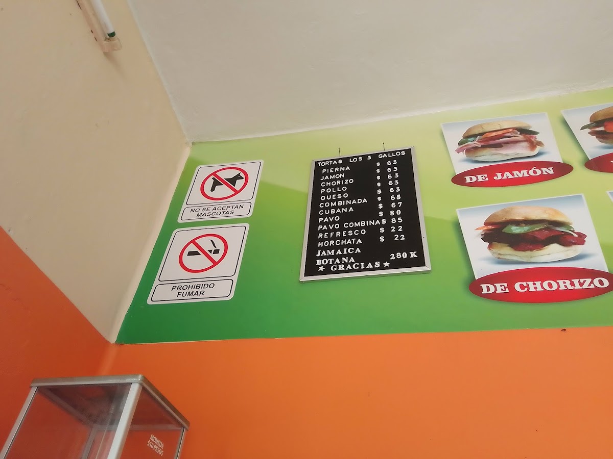 Tortas Los 3 gallos Menu - Image 4